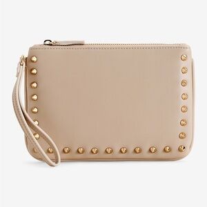 Express Stud Lined Wristlet - Neutral